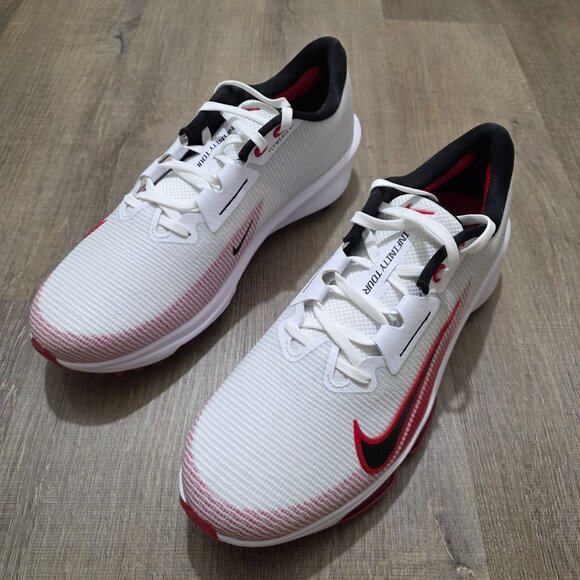 Nike Air Zoom Infinity Tour Golf Shoes FD0217-101 Mens 11.5 White Red main image 6